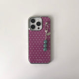 dot silver bumper case [purple]