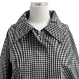 Lena Overfit Check Pattern Long Sleeve Blue Jacket (2 colors)