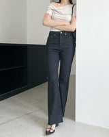 shade bootscut black jean