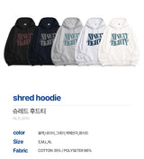 シュレッド フーディー (5color)