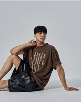 ウィッシュオーバーサイズ半袖Tシャツ