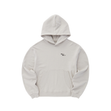 EEERRR Basic logo needlework hoodie (Gray)