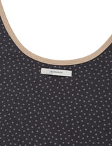 STAR CONTRAST SLEEVELESS(CHARCOAL)