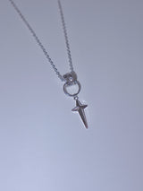 black wave ring star necklace