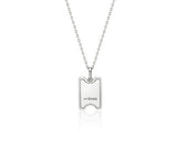 25FW★ Volume Square H BAR Necklace L