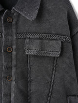 Enmic Trucker Washed Cardigan 2C