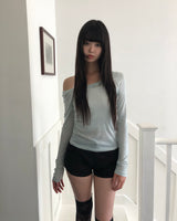 ビルジュン ディープUネック ロングスリーブ Tシャツ