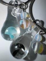 Trippy mushroom necklace.05 (2color)