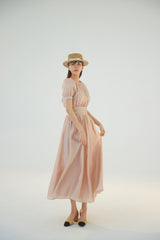 NO.4 DRESS - NUDE BEIGE