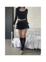 Strap mesh leg warmer
