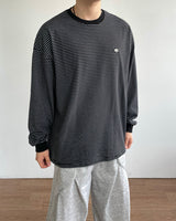バンドストライプロングスリーブ