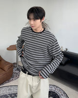 パークワッフルフィンガーホールクロップ長袖Tシャツ