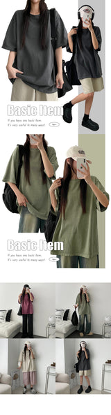 Lehe Pigment Daily Boxy Short Sleeve T-shirt