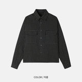 Mark Cropped Checked Shirt (3color)