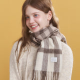 soft check wool muffler_3 colors
