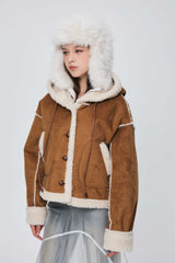 ADORABLE HOOD MUSTANG / CAMEL