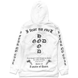 I FEAR NO EVIL パーカー - ホワイト/ブラック