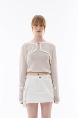 KORI TUBE TOP BOLERO SET / IVORY