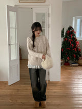 #MR Twist Loose Wool Knit (4color)
