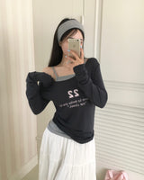 [MADE] ナード,シースルー レタリング Tシャツ