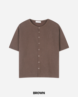 Plac Knit Short Sleeve Cardigan