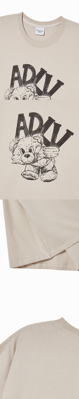 25FW ADLV PIGGYBACK SHORT SLEEVE T-SHIRT ESSENTIAL BEIGE
