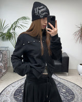 ツペルリベットクロップジップアップ