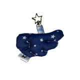 Flying Denim Star Keyring