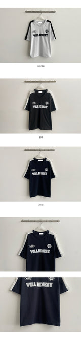 ウィッビカラーリングVネック半袖Tシャツ