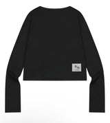 ユロアボタンクロップカーディガン (3COLOR)