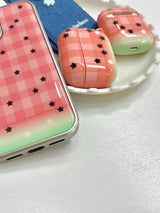 スイカエポキシシルバースマホケース