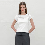 (T-7040)LAYLA PICOT STITCH SLEEVELESS