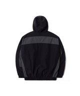 LB Retro Hooded Track Jacket (Black/Charcoal)