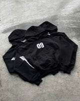 RIPOFFF 09 Logo Boxy Hoodie