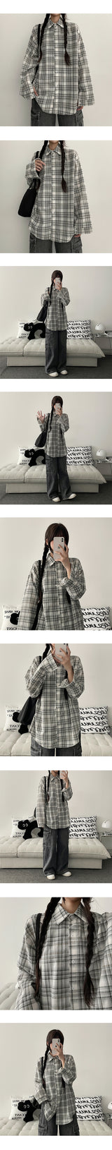 Brewing Overfit Check Shirt