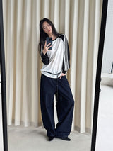 Retro Stripe Lyocell Relaxed T-Shirt