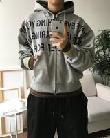 エブリークロップボンドフーディージップアップ
