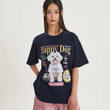 マルチーズマガジンハーフスリーブTシャツ