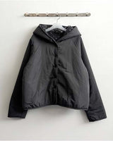 [Double-sided/Reversible*] PN ハート柄フリースフードジャンパー