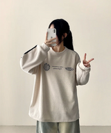 テッドトラックポイントリブスウェットシャツ