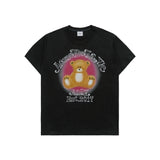 24FW BLUR SKETCH BEAR SHORT SLEEVE T-SHIRT BLACK