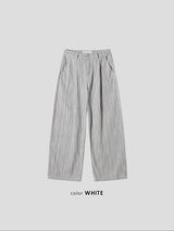 Lumin Stripe Cotton Pants 2C