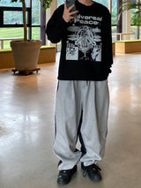 Color Sweat Denim Stitch Balloon 2C