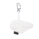Puffy Wing Keyring - WHITE