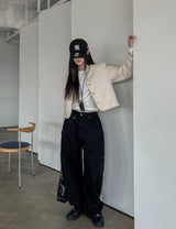 Wellow D-ring cotton balloon pants