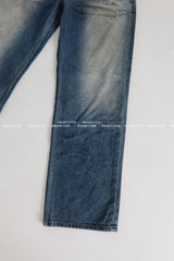 [UNISEX] Vintage washed low wide jeans
