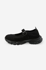 Platform mary jane strap shoes