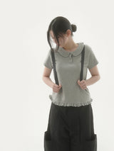 デイリードットカラーショートスリーブTシャツ -3C