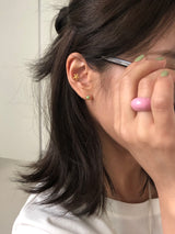 Pastel doodle piercing (Olive)