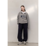 Huke x Nus. ハーフジップアップ（NAVY）